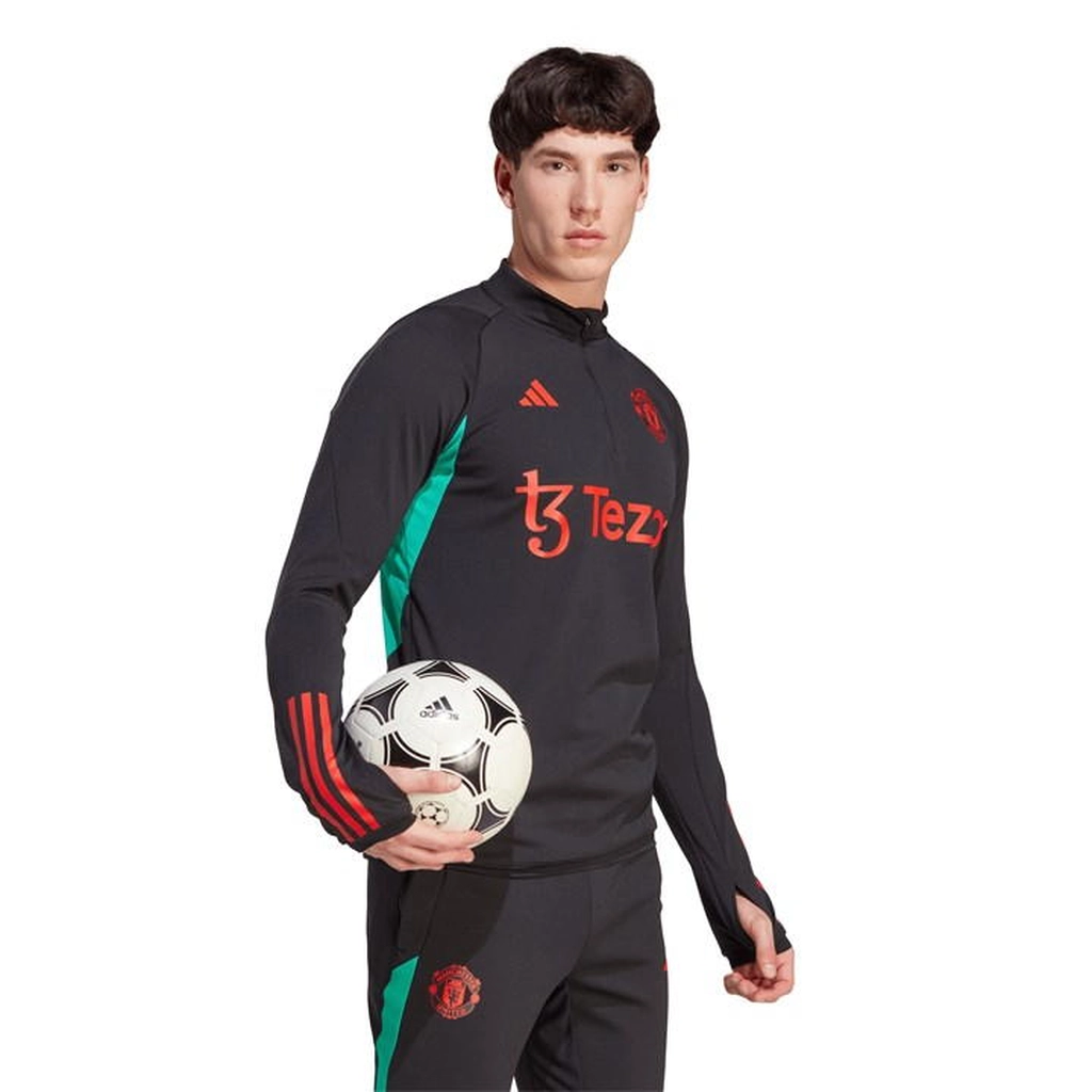 Adidas Originals Manchester United Drill Top 2023 2024 Adults - Black
